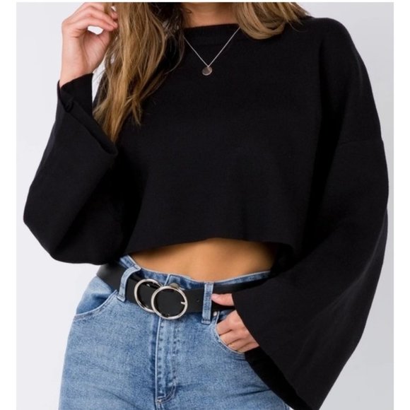 Princess Polly Girl Soldier Crop Jumper Top - Picture 1 of 7